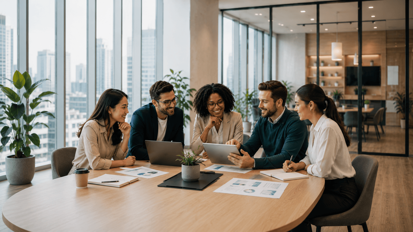 The RegistryConnect team reviewing company details